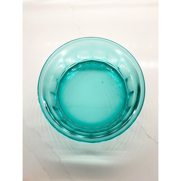 France Luminarc Arcoroc Glass Turquoise Blue Large Serving Bowl Large - Picture 4 of 8